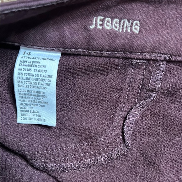 American Eagle Outfitters Deep Purple Pants - Picture 4 of 6